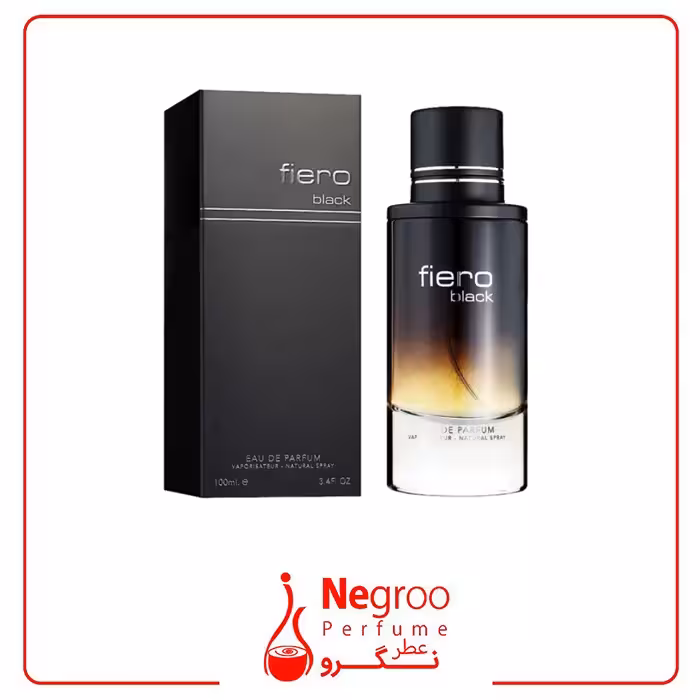 ادو پرفیوم مردانه فراگرنس ورد مدل fiero black حجم 100 میلی لیتر