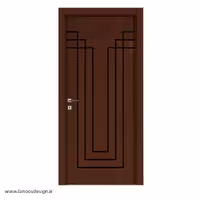 درب پلی‌وود مدل کلاسیک با روکش مات کد 4601