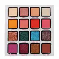 پالت سایه 16 رنگ فیبل FEBBLE FACE PAINT 16 COLOUR PIGMENT PALETTE