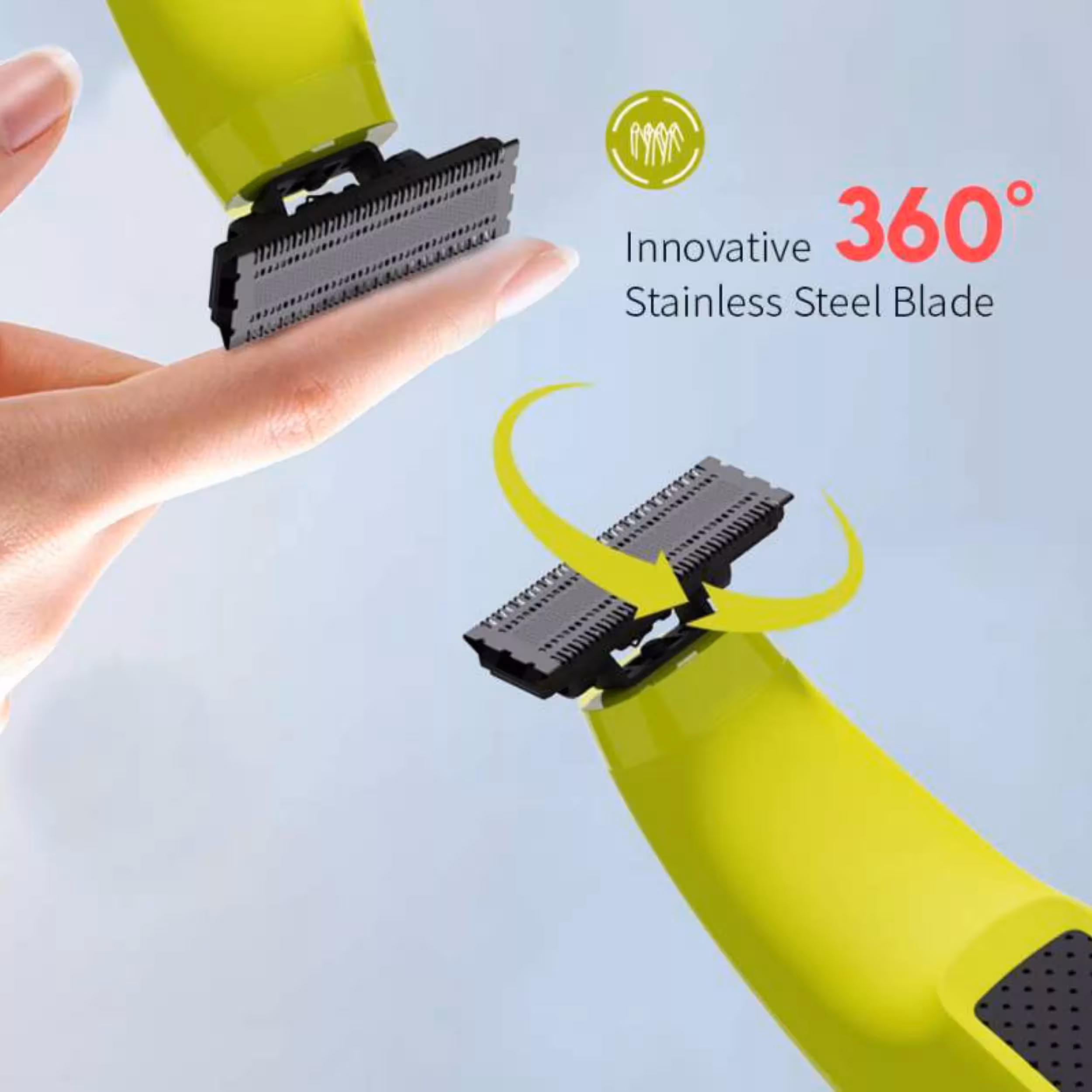 ست اصلاح موی بدن بانوان کیمی مدل KM-1902