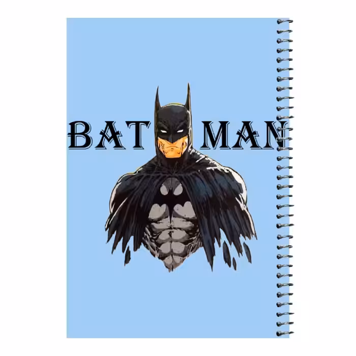 دفتر مشق 80 برگ اس جی مدل بتمن کد 34