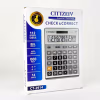 ماشین حساب رومیزی3صفر14رقم سی تی کدCT-2914