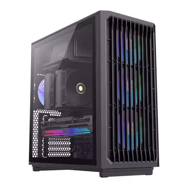 کیس گیمینگ گیم‌ مکس مدل F45 مشکی – ترکیب قدرت، خلاقیت