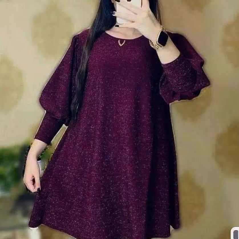تونیک لمه شاین دار بدون ریزش از 36 تا 50 قد 88