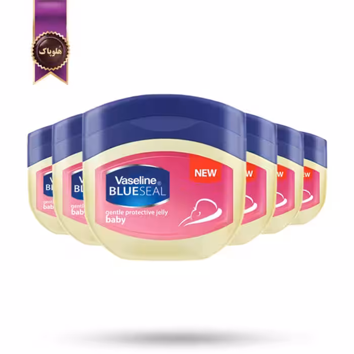 6 عدد ژل وازلین بلو سیل Vaseline Blue Seal مدل محافظتی ملایم کودک Gentle protective Baby حجم 125 میلی لیتر (اورجینال)