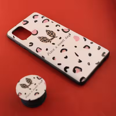 کاور مدل rabbit مناسب برای گوشی موبایل سامسونگ Galaxy A71 به همراه پاپ سوکت 