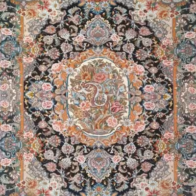 فرش دستبافت یک و نیم متری کد 6951544