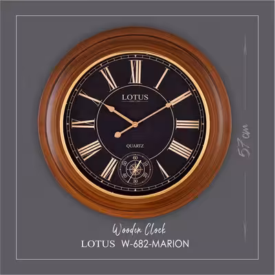 ساعت دیواری لوتوس مدل W-682-MARION