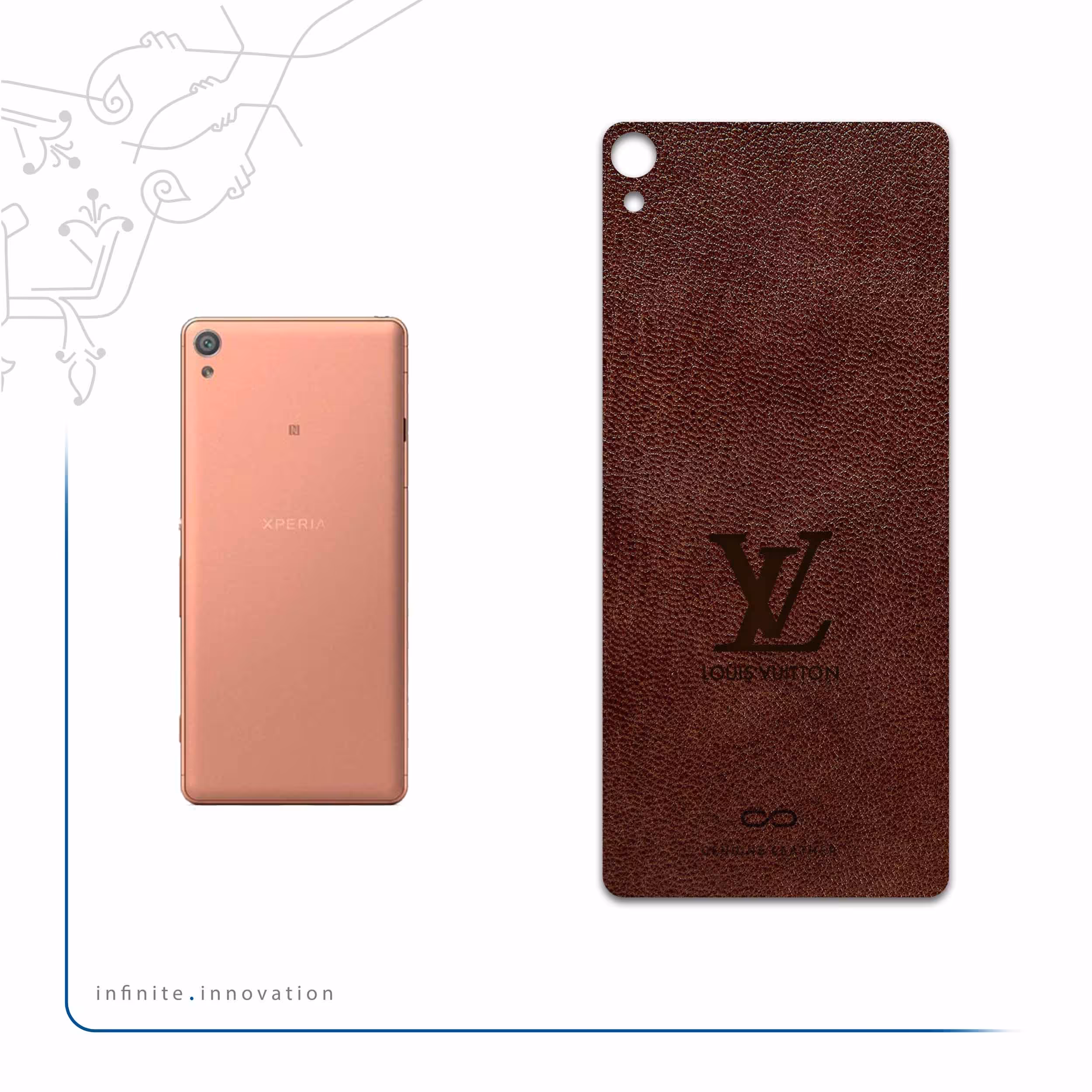 برچسب پوششی ماهوت مدل NL-LS_VTTN مناسب برای گوشی موبایل سونی Xperia XA