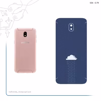 برچسب پوششی ماهوت مدل Minimal Data Cloud مناسب برای گوشی موبایل سامسونگ Galaxy J5 Pro