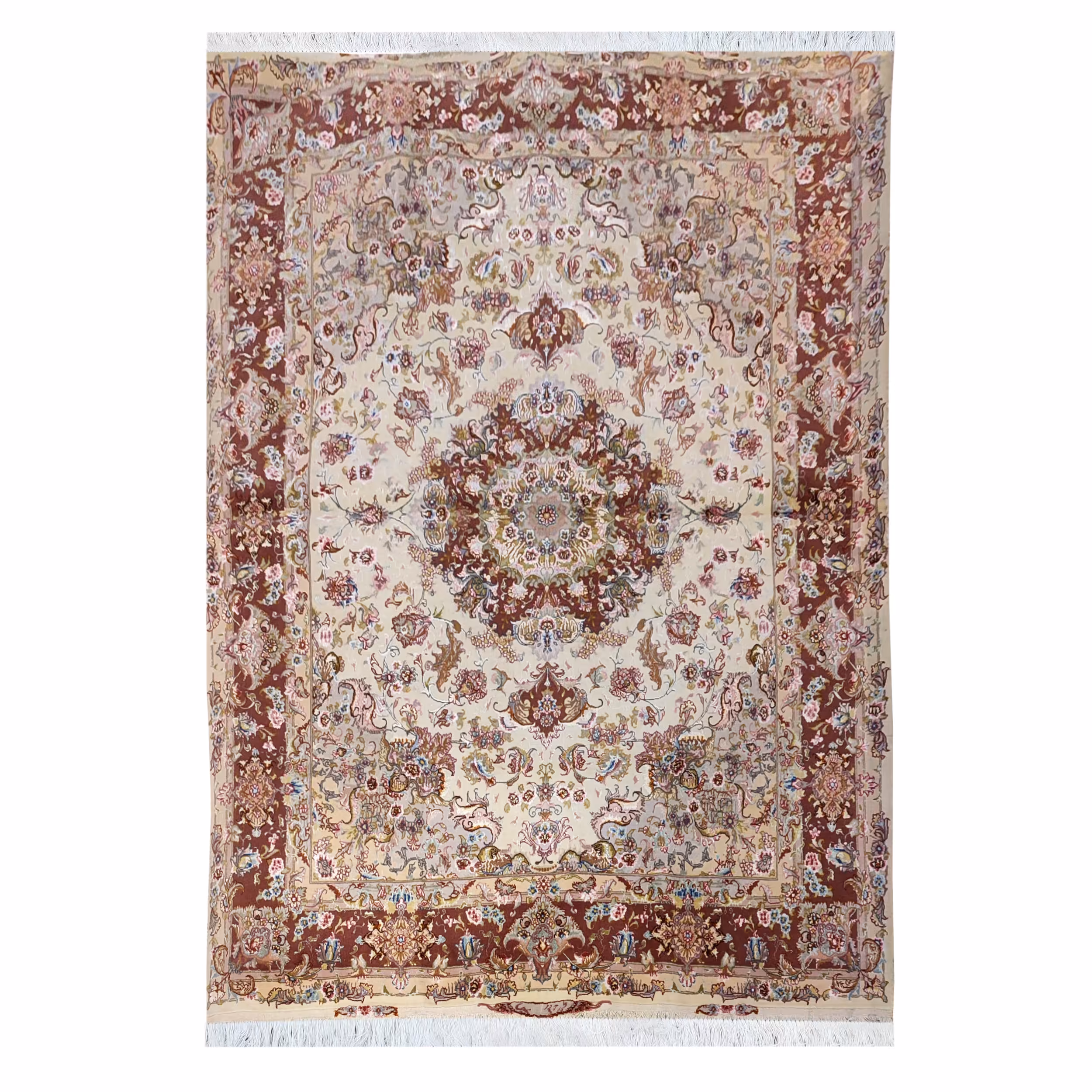 فرش دستبافت سه متری طرح علیای تبریز کد SH 16 یک جفت