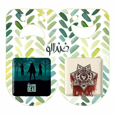 پیکسل خندالو مدل سریال مردگان متحرک The Walking Dead کد 1018310188 مجموعه 2 عددی