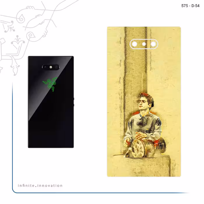 برچسب پوششی ماهوت مدل Homayoun Shajarian مناسب برای گوشی موبایل ریزر Phone 2