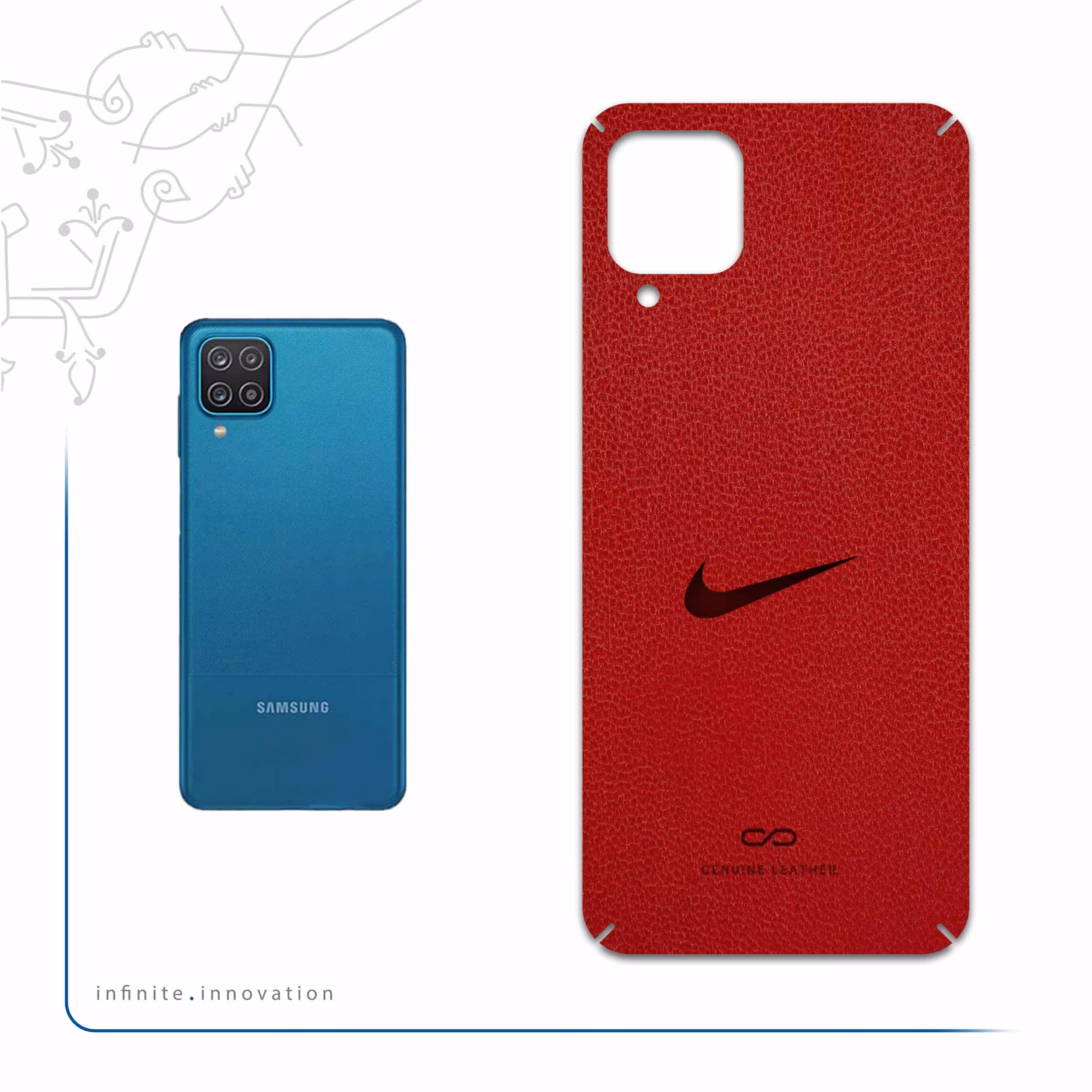 برچسب پوششی ماهوت مدل RL-NK مناسب برای گوشی موبایل سامسونگ Galaxy A12 Nacho