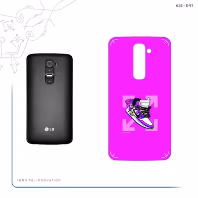 برچسب پوششی ماهوت مدل Nike Air Sneaker Digital Art مناسب برای گوشی موبایل ال جی G2