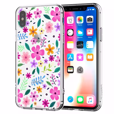 کاور طرح گل مناسب برای گوشی موبایل اپل iPhone X / Xs