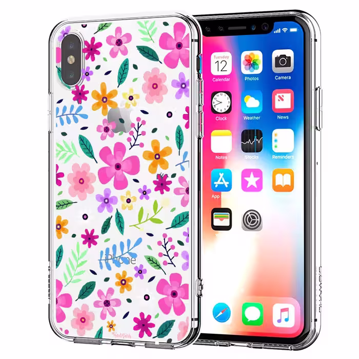 کاور طرح گل مناسب برای گوشی موبایل اپل iPhone X / Xs