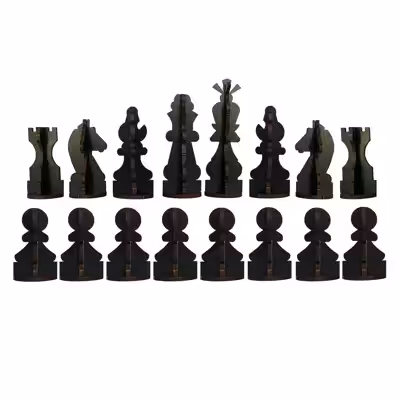 مهره شطرنج کد 16x2 مجموعه 32 عددی