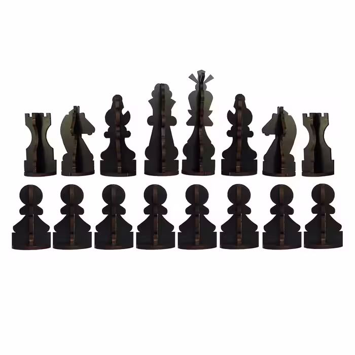 مهره شطرنج کد 16x2 مجموعه 32 عددی