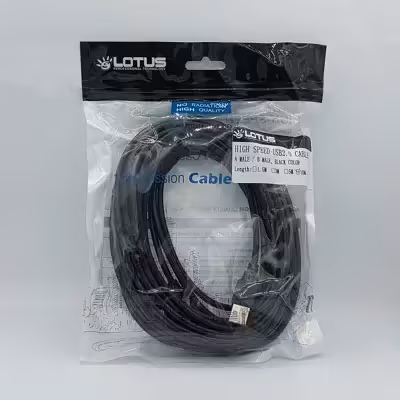 کابل USB پرینتر لوتوس مدل AM-BM SHIELD FOIL طول 10متر