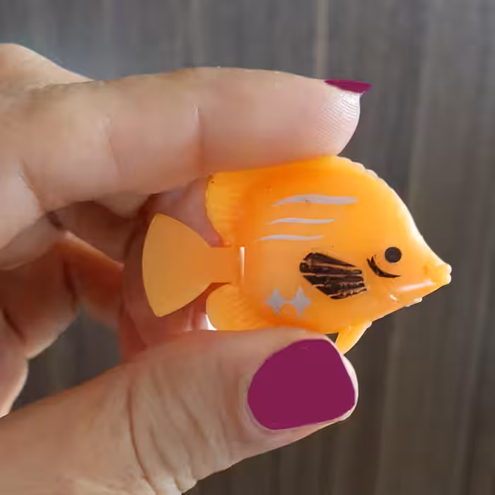 ابزار تزیین کیک به گز مدل ماهی دم متحرک مجموعه 50 عددی