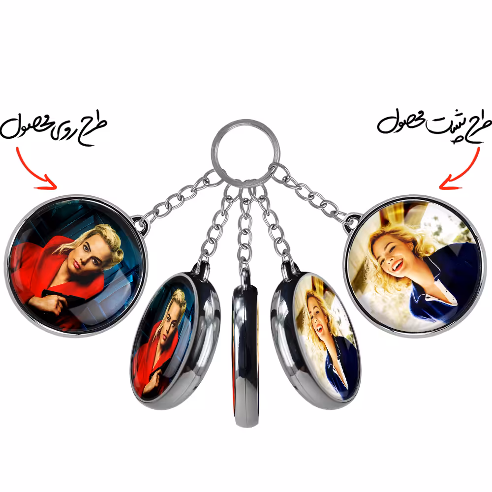 جاکلیدی خندالو طرح ماگو رابی مدل دوطرفه کد 38673863
