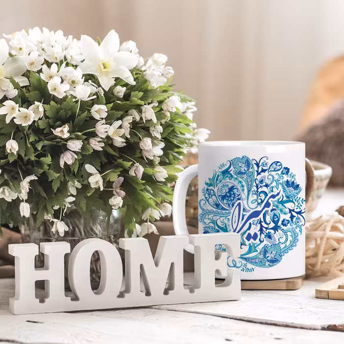 ماگ لاژید مدل اسم سمیرا طرح سنتی