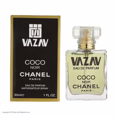 عطر جیبی زنانه واژاو مدل CHANEL Coco Noir حجم 30 میلی لیتر