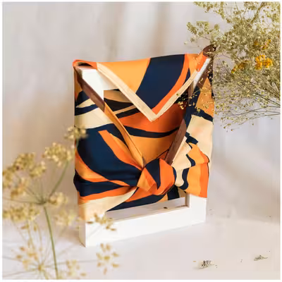 دستمال سر و گردن هاماگراف مدل lutus