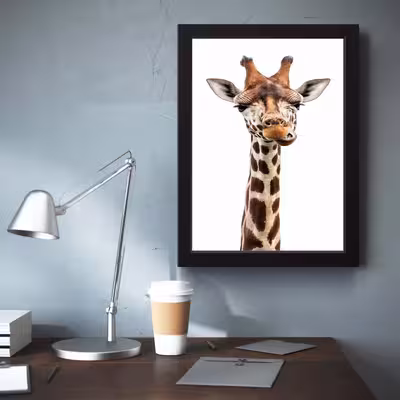 تابلو مدل مینیمال Giraffe کد m50130