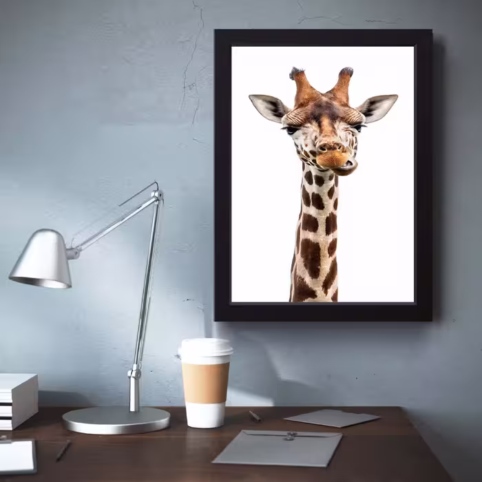 تابلو مدل مینیمال Giraffe کد m50130
