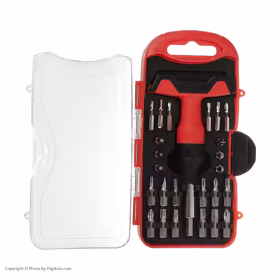 سری پیچ گوشتی جیانیک سنگ مدل 1272 مجموعه 26 عددی