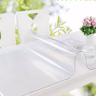 طلق رومیزی مدل کریستال ضخیم کد A100-T240 سایز 240×100 سانتی متر