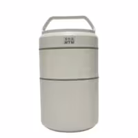 ظرف غذا (لانچ باکس) استیل دو طبقه ام تی ام MTM