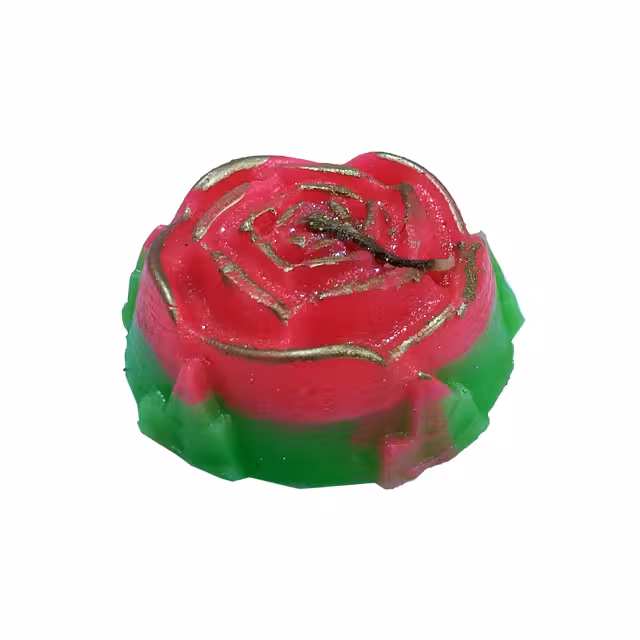 شمع طرح گل رز کد 200