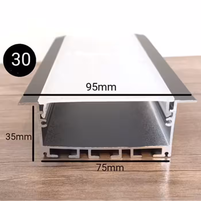 لاینر نوری توکار 7.5 سانتی متری کد 30 رنگ فول کالر