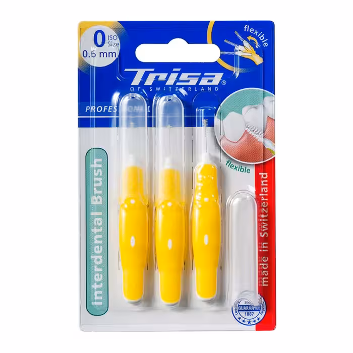 بین دندانی پروفشنال زرد تریزا ( 0.6 میلیمتری )