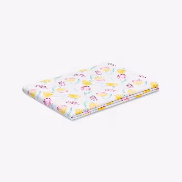 رومیزی 10 نفره طرح گل آبرنگی چیبو