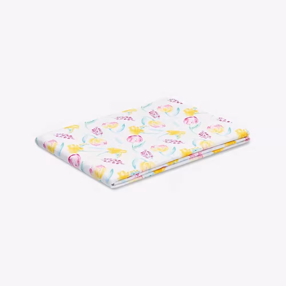 رومیزی 10 نفره طرح گل آبرنگی چیبو