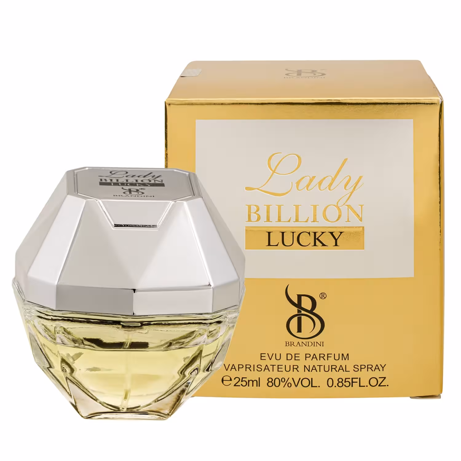 عطر جیبی برندینی زنانه لیدی بیلیون لاکی  Lady billion lucky