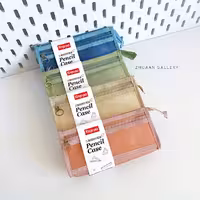 جامدادی توری دانشجویی دو زیپ سایز بزرگ