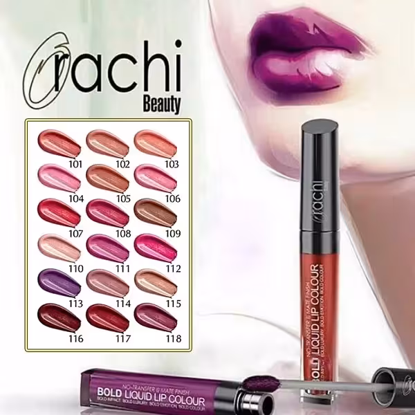 رژلب مایع کد 101 تا 135 اوراچی ORACHI ایتالیایی