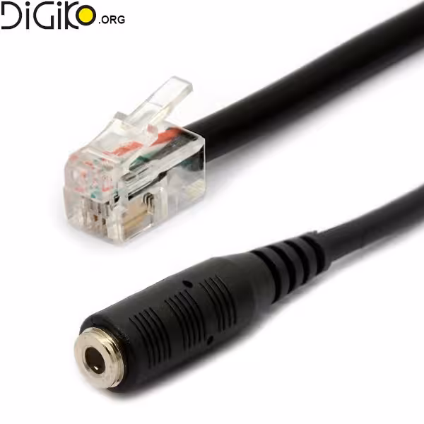 کابل تبدیل جک 3.5 میلی متری به RJ9 / RJ10