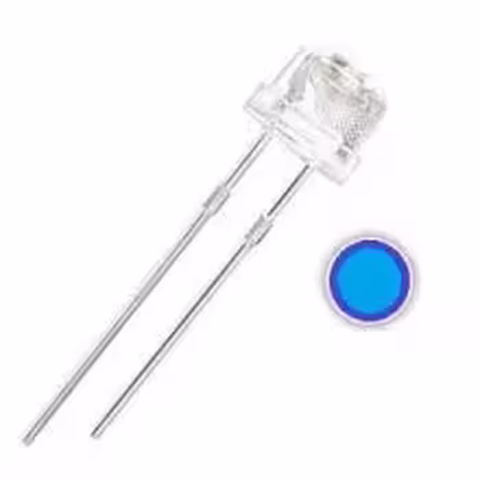 LED کلاهی آبی 5mm بسته 1000 عددی