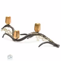 شمعدان برنجی طرح آراگل مدل 3030071