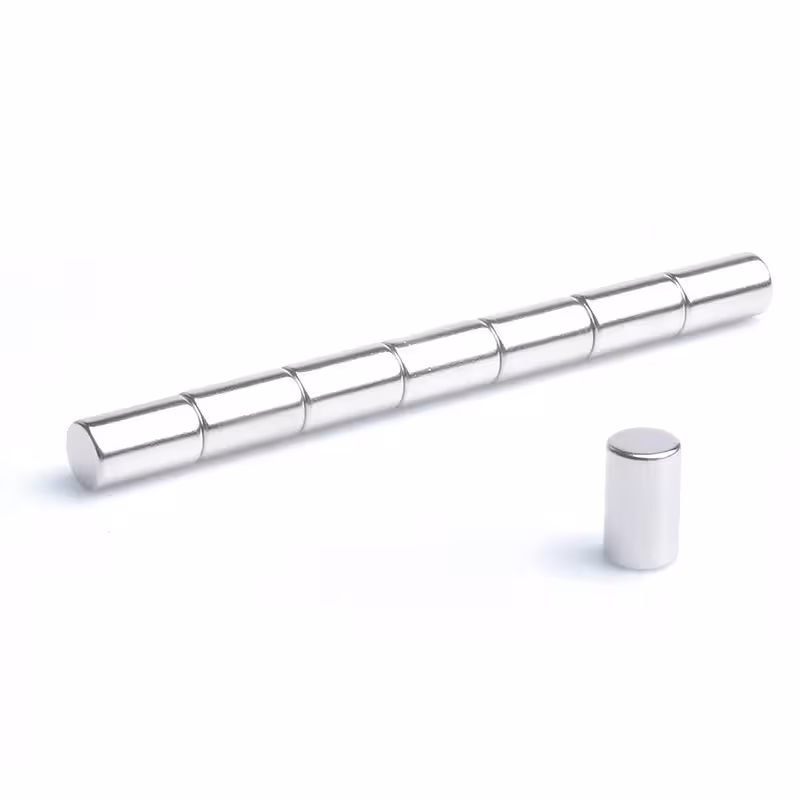 آهن ربا نئودمیوم مدل استوانه ای سایز 6X10 میلیمتر