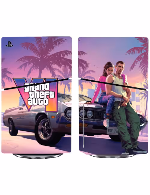 اسکین پی اس 5 اسلیم استاندارد برند گیمآور طرح GTA کد A