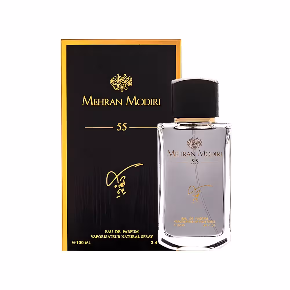ادکلن ادوپرفیوم مردانه 55 مهران مدیری مدل Mehran Modiri 55 Eau De Perfume For Men