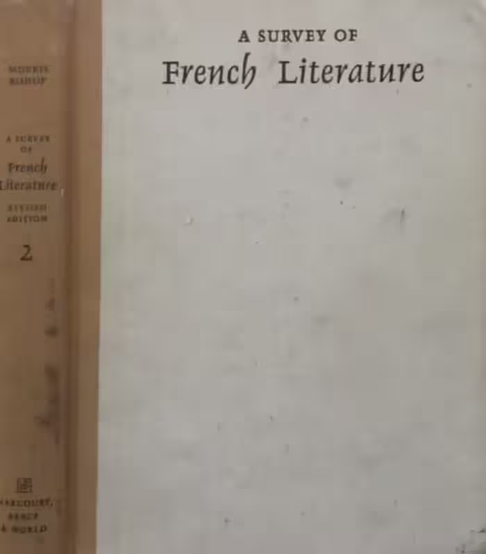 A Survey of French Literature, Vol. 2 | Morris Bishop