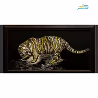 تابلو نگاره روی فلز آلومینیوم طرح ببر